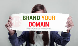 brand your domain name